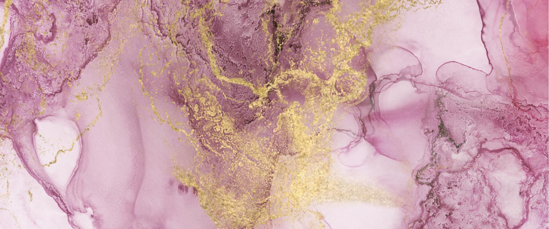 Alcohol Ink Texture. Abstract Pink and Gold Background.