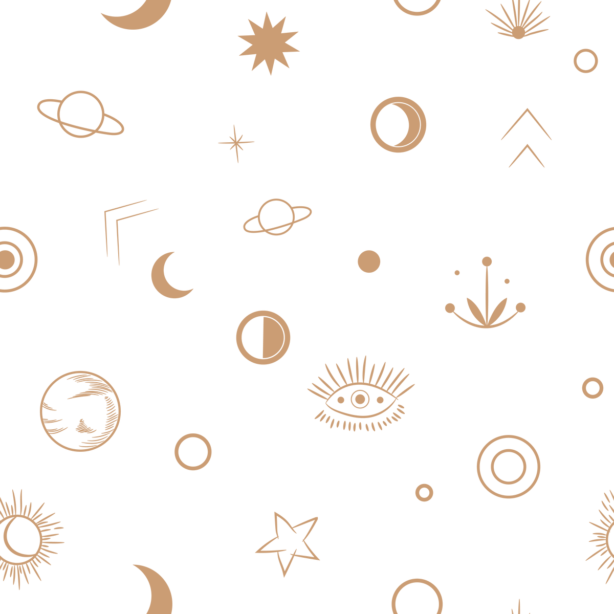 Sun, Planets, Moons, and Stars
